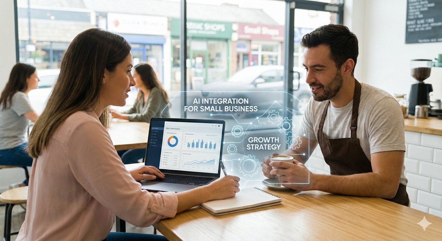 A specialist consulting with a small business owner